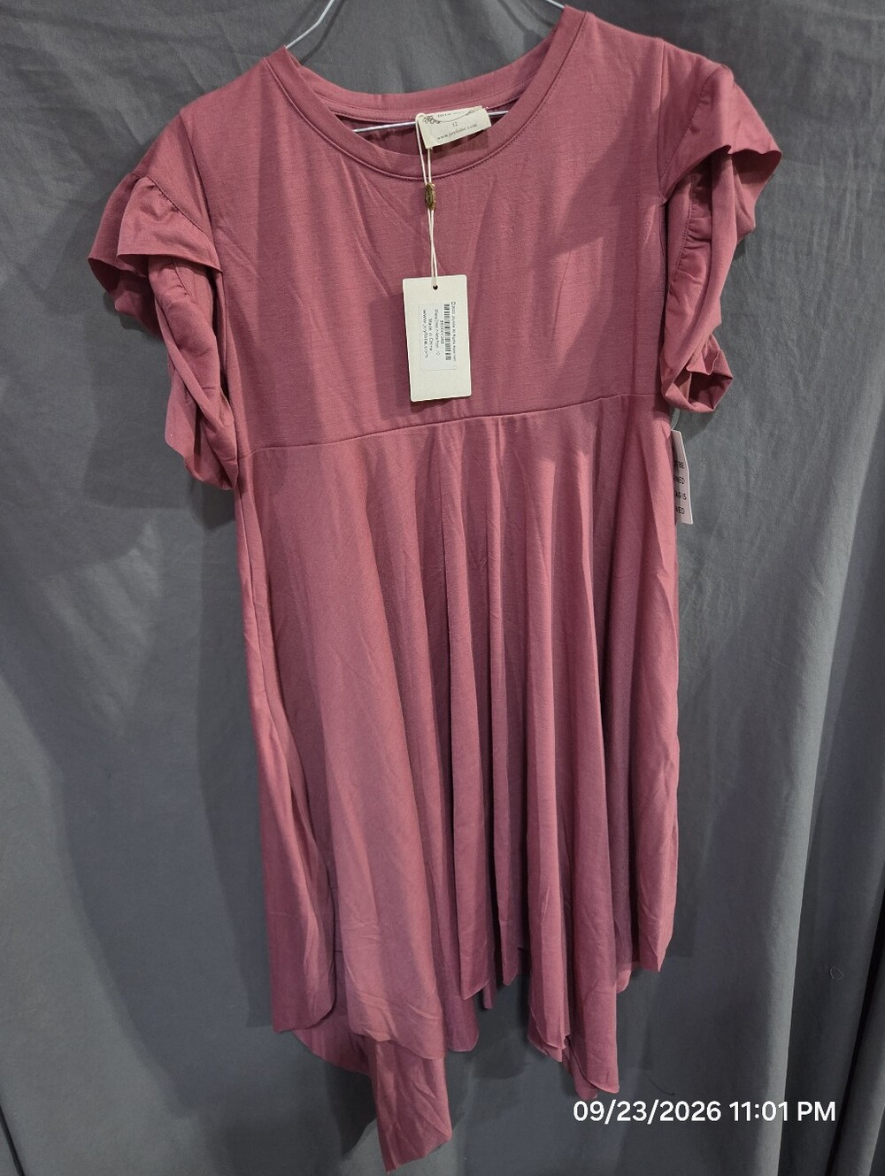 Mia Joy by Joyfolie Mauve Milana Dress Girls Size 12